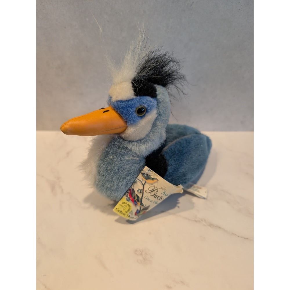 Wild Republic Audubon Birds Great Blue Heron Plush Stuffed Animal NO SOUND